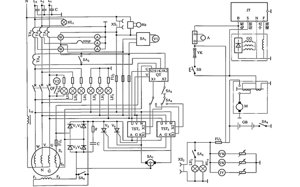 PF13-75型发电机组控制箱电路图.png
